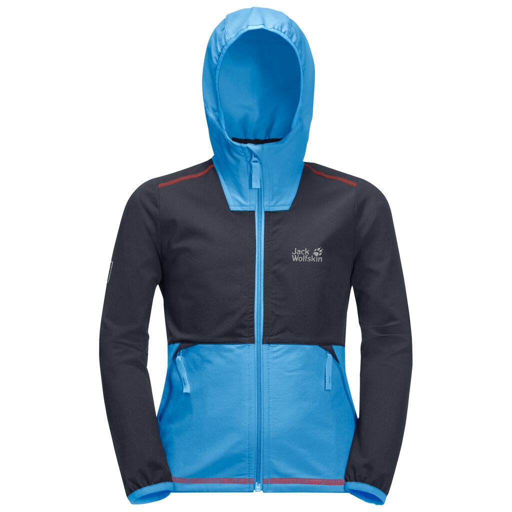 Jack Wolfskin TURBULENCE softshell μπουφαν παιδικά μπλε | GR9347100